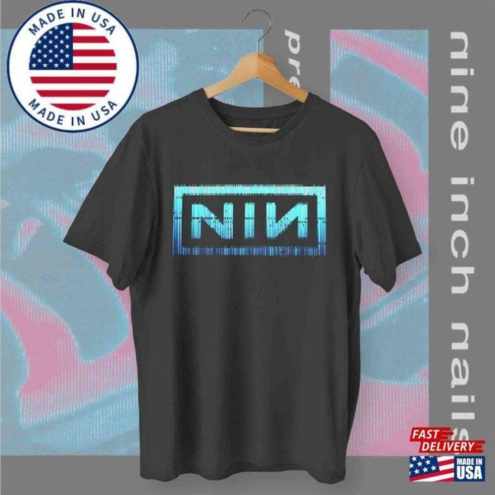 Classic Blue Nine Inch Nails Unisex T-Shirt
